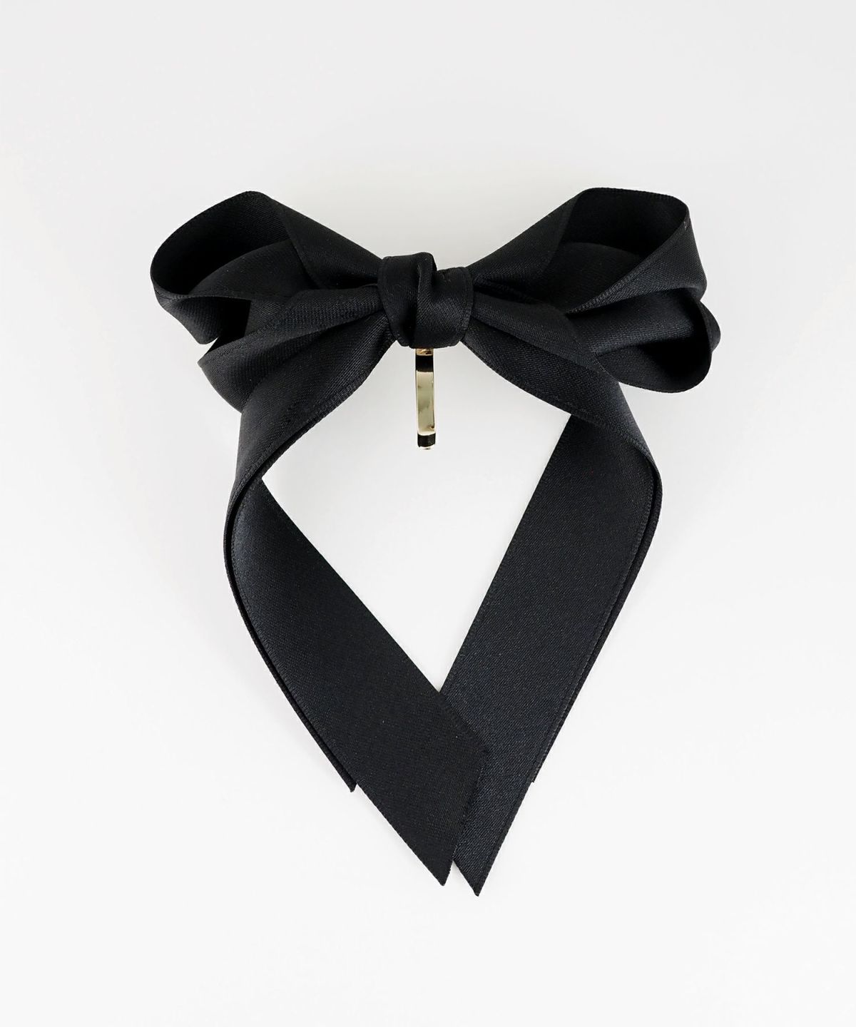 サテンリボンポニーフック