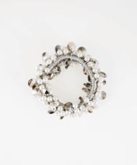 パールビーズ編みポニー