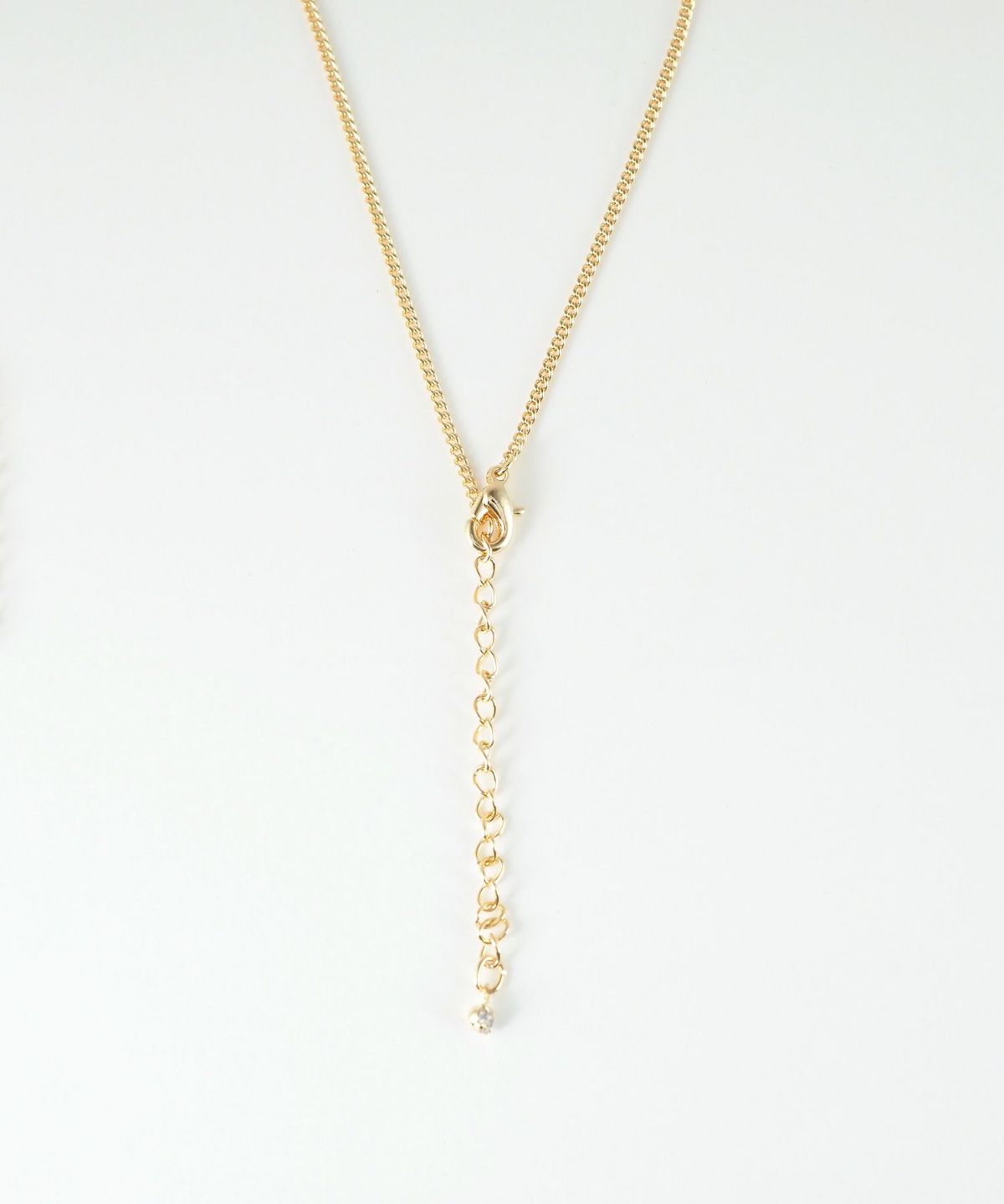 ステーションパールウェーブネックレス