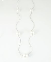 ステーションパールウェーブネックレス