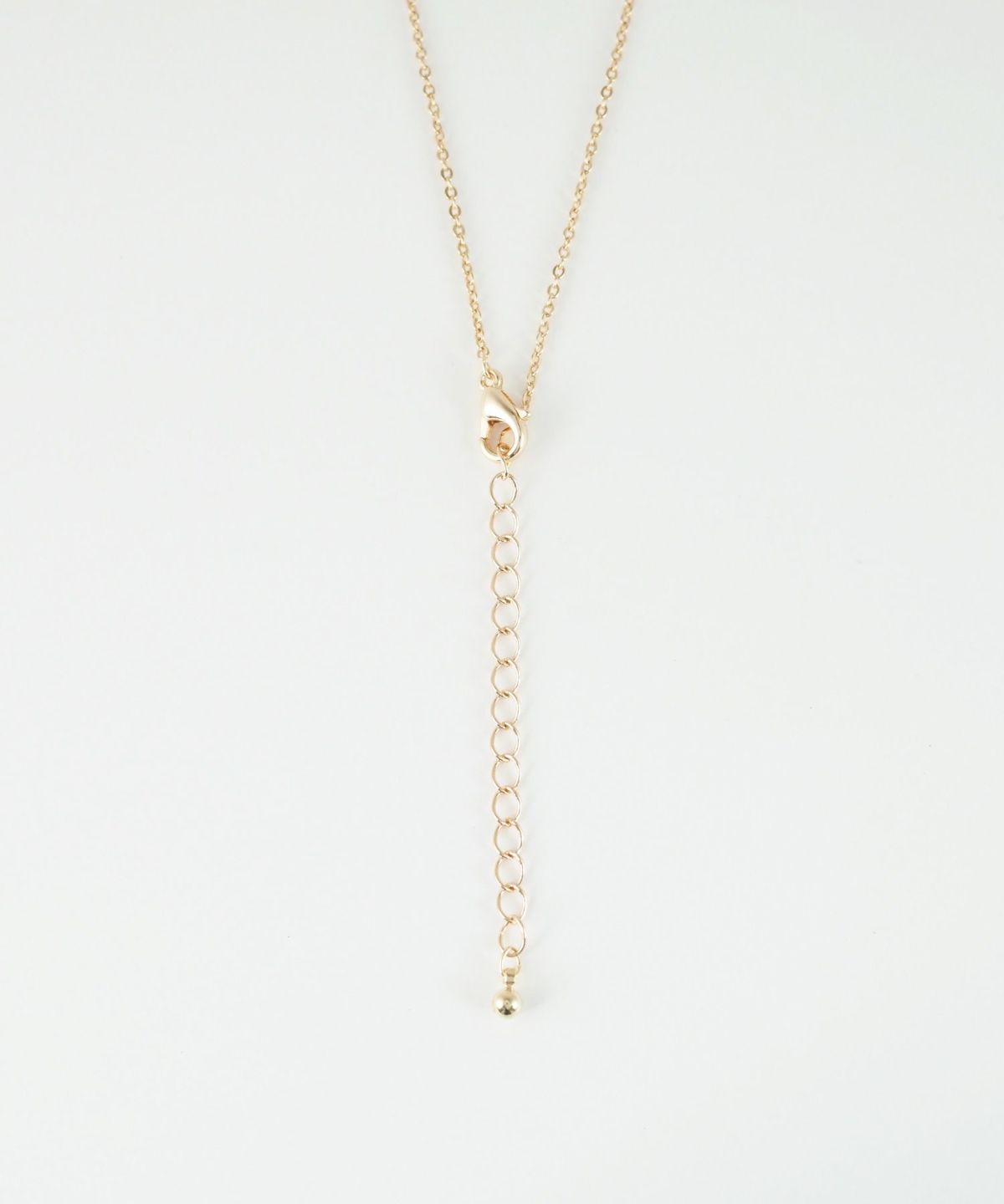 ステーションパールデザインチェーンネックレス