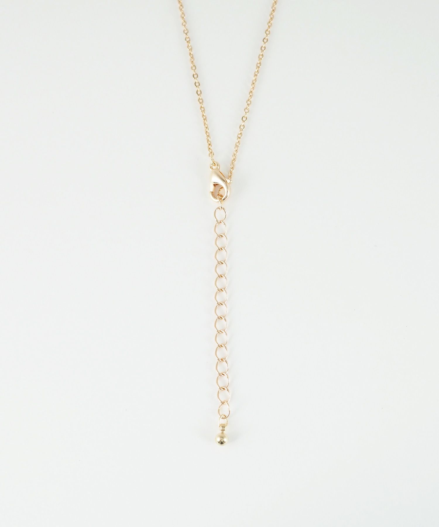 ステーションパールデザインチェーンネックレス