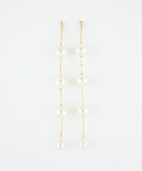 貝パールステーションチタンポストピアス