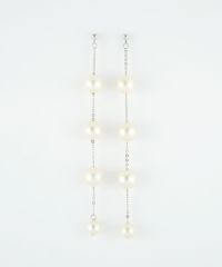 貝パールステーションチタンポストピアス