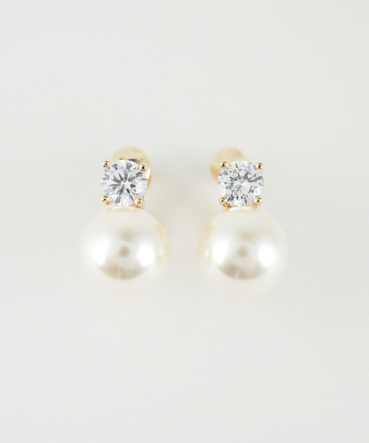 ストーンパールイヤリング