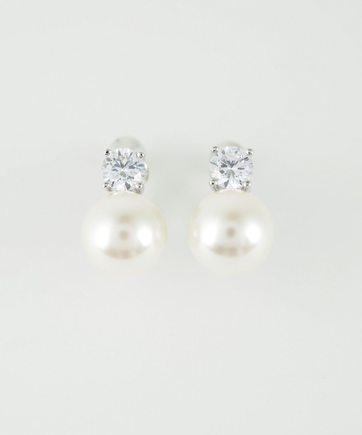 ストーンパールイヤリング