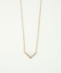 Vモチーフプチペンダント【MUK】