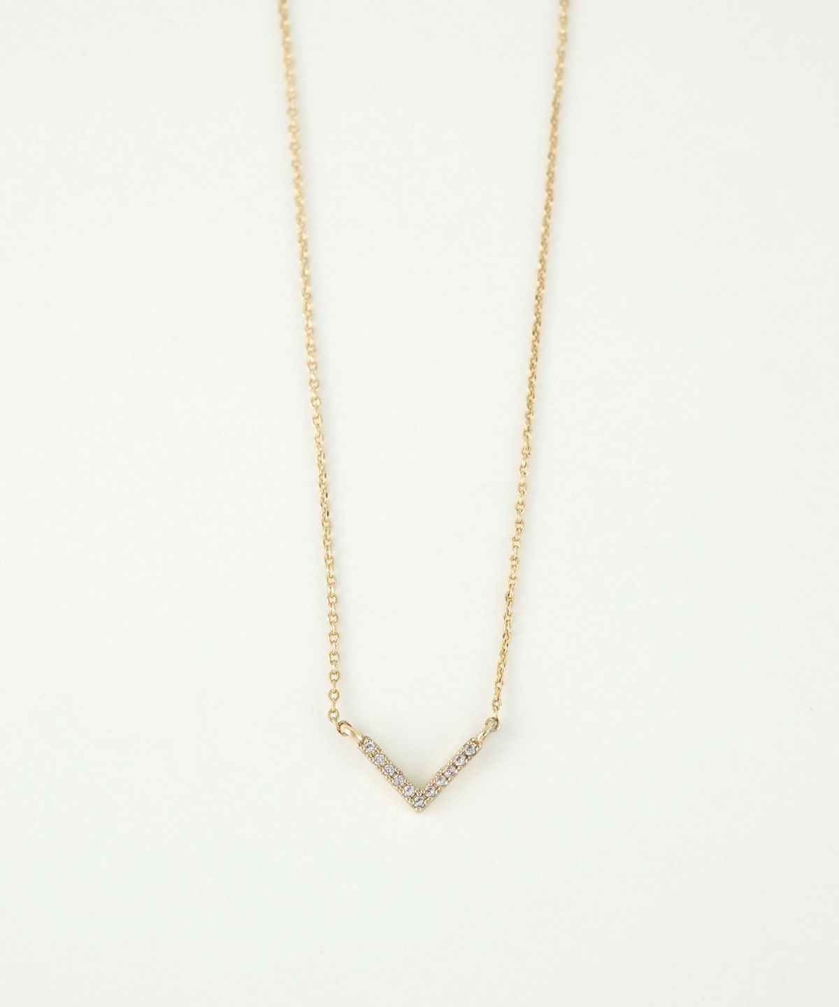 Vモチーフプチペンダント【MUK】