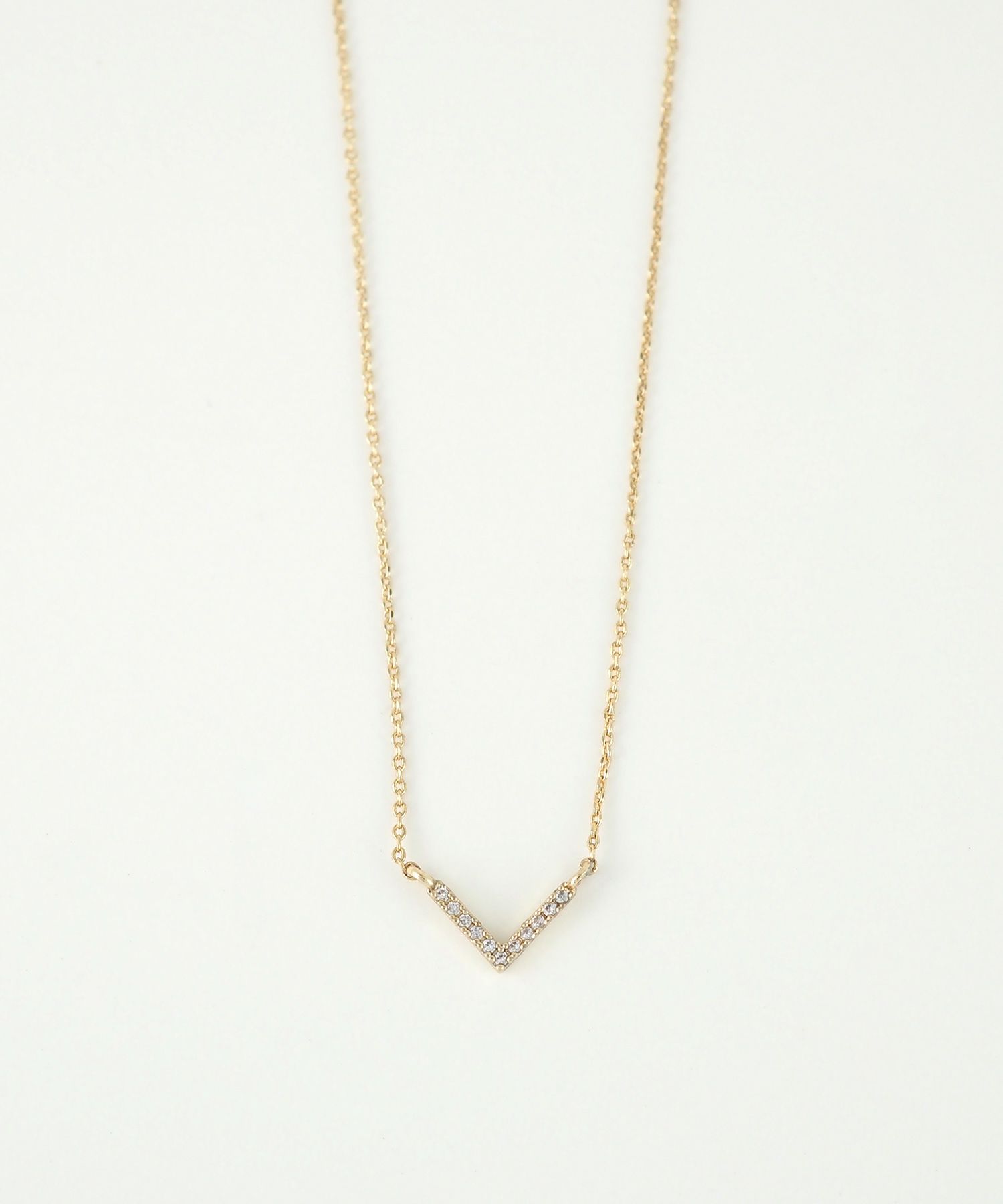 Vモチーフプチペンダント【MUK】