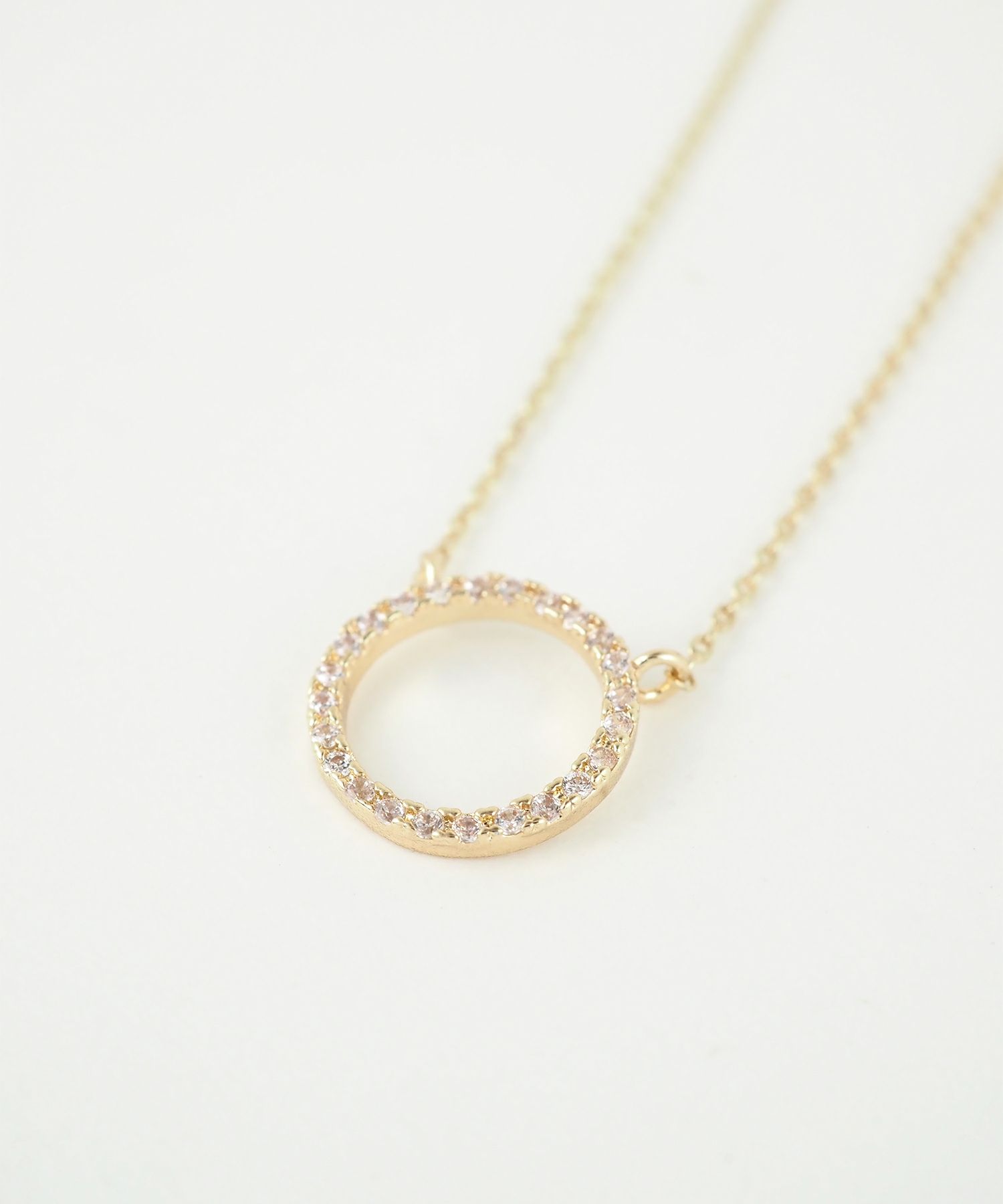 ラウンドストーンプチペンダント【MUK】