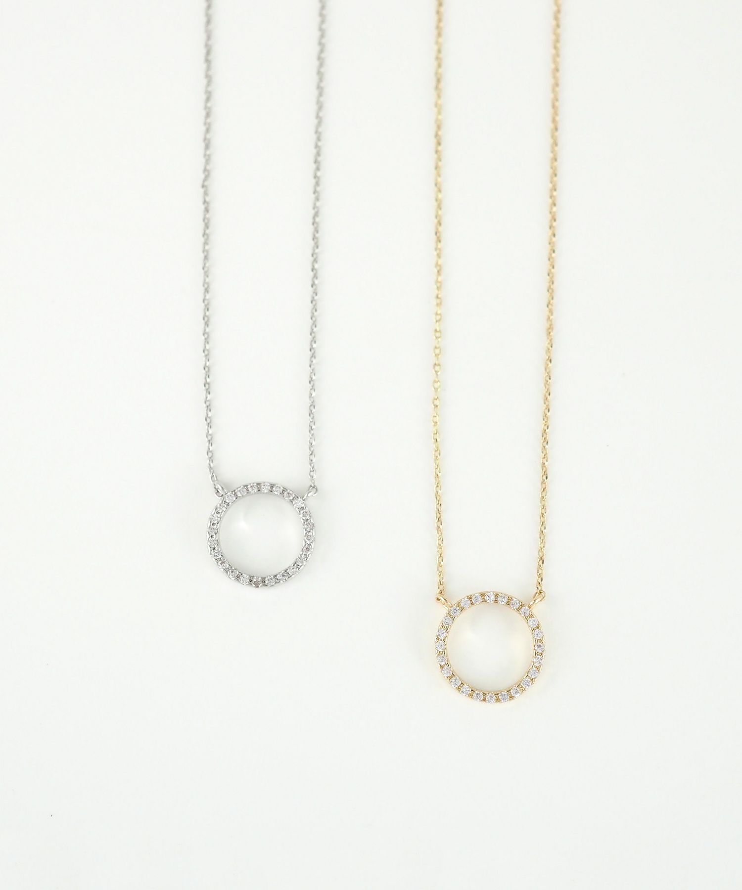 ラウンドストーンプチペンダント【MUK】