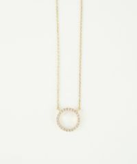 ラウンドストーンプチペンダント【MUK】