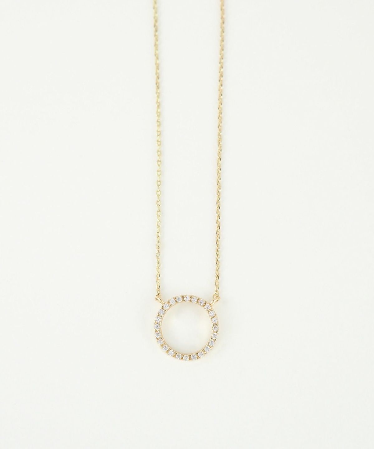 ラウンドストーンプチペンダント【MUK】