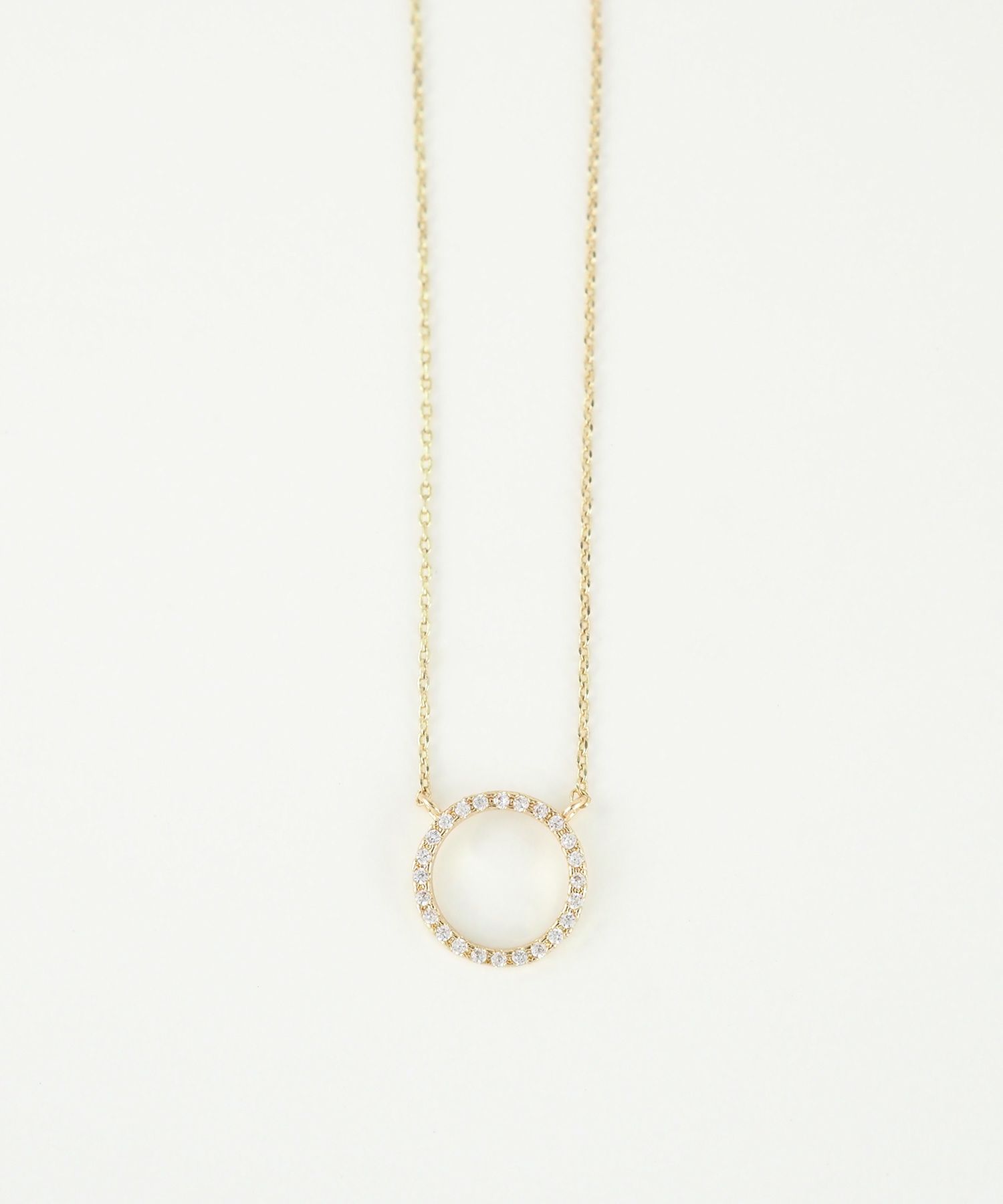 ラウンドストーンプチペンダント【MUK】