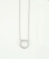 ラウンドストーンプチペンダント【MUK】