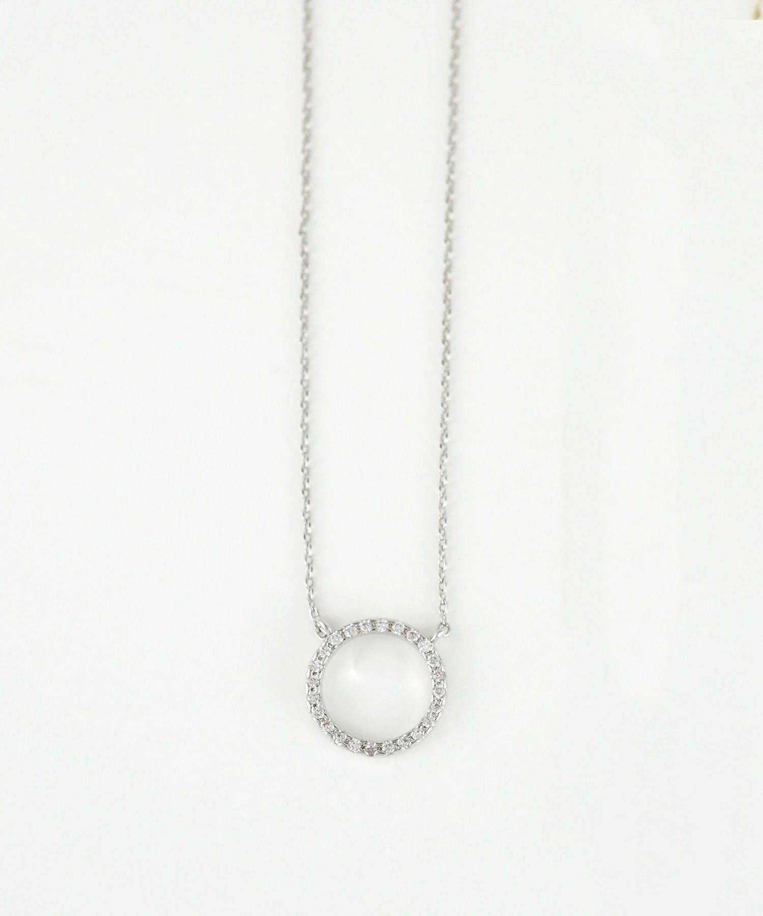 ラウンドストーンプチペンダント【MUK】