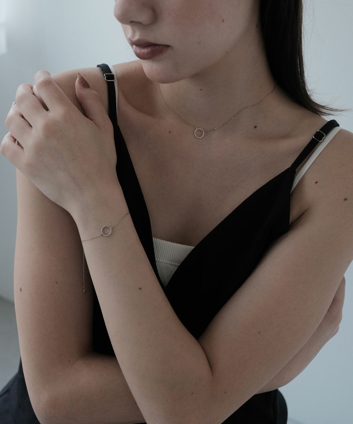 ラウンドストーンプチペンダント【MUK】