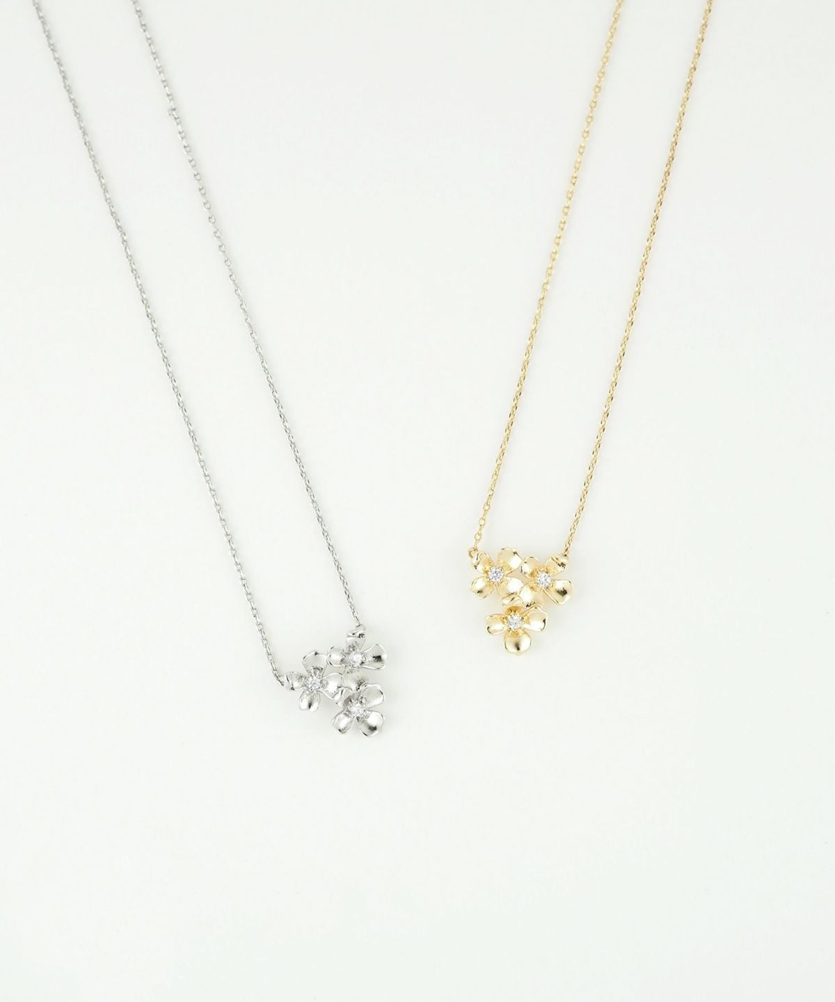 フラワーシルエットプチペンダント【MUK】