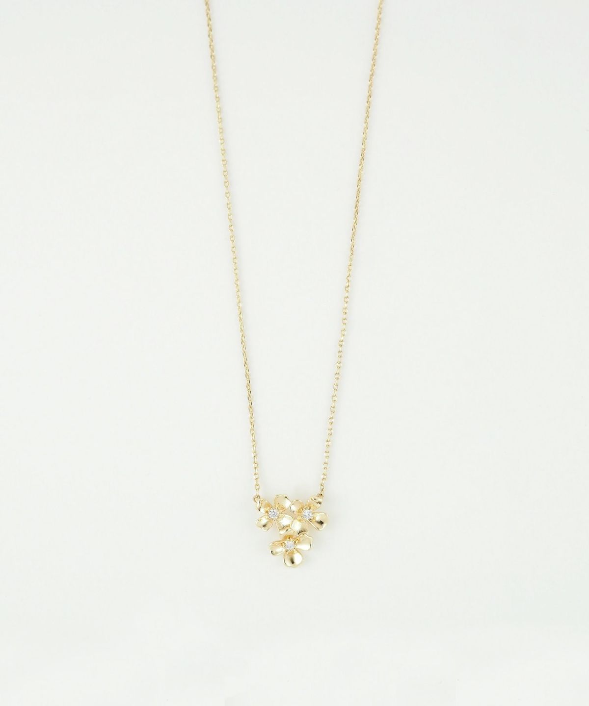 フラワーシルエットプチペンダント【MUK】