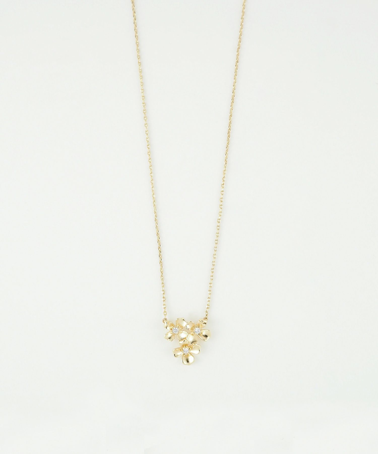 フラワーシルエットプチペンダント【MUK】