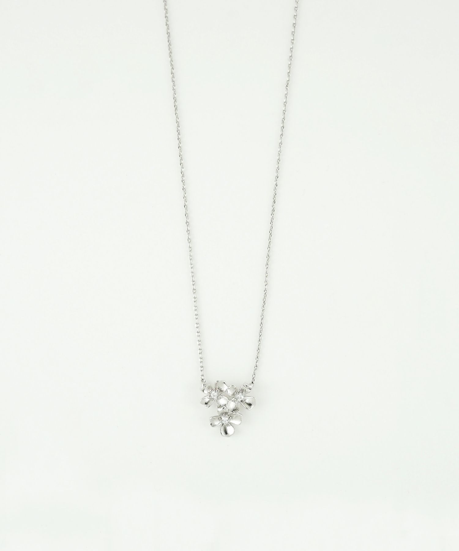 フラワーシルエットプチペンダント【MUK】