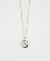 ワンポイントストーンサークルプチペンダント【MUK】