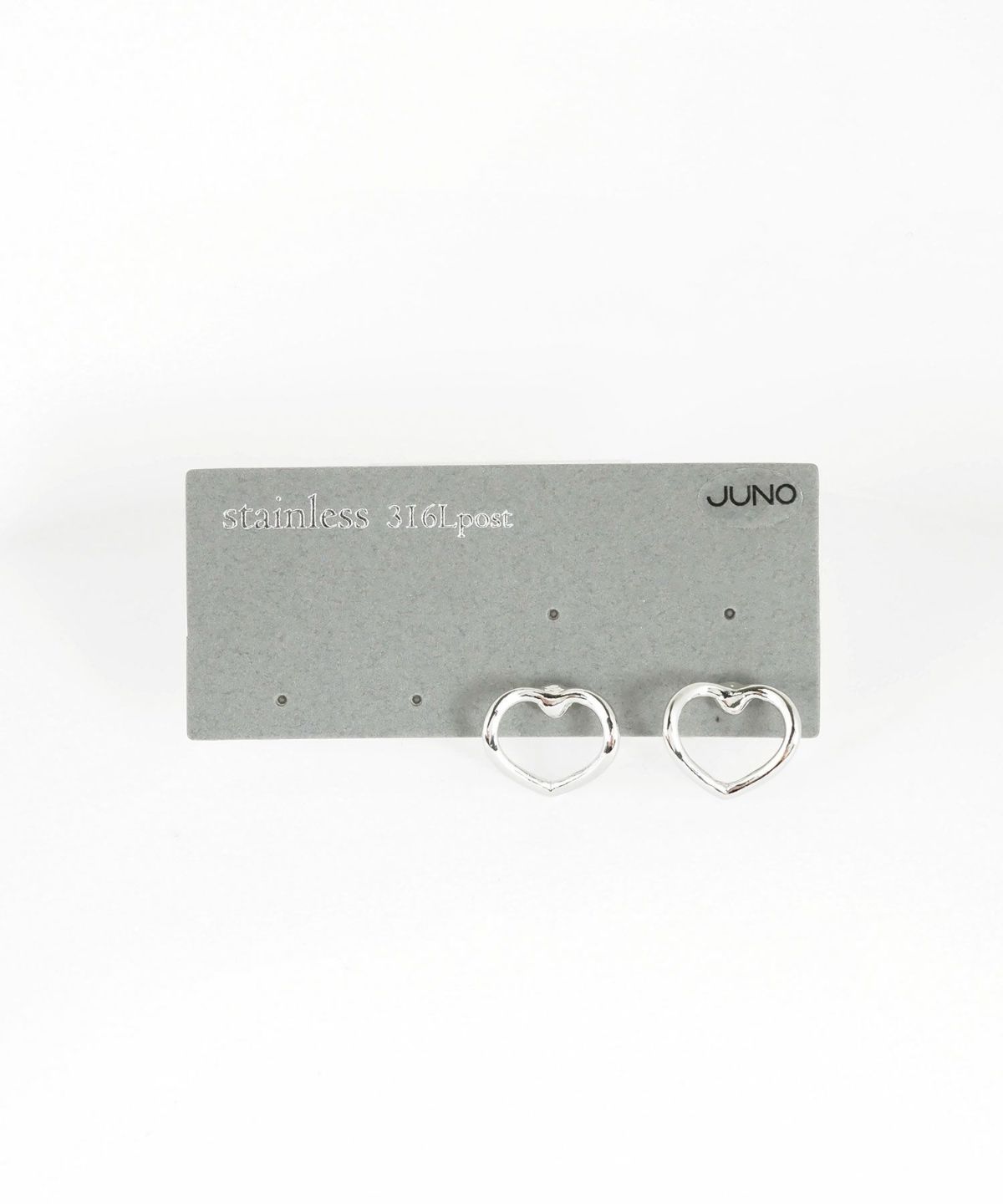 ハートフレームサージカルステンレスポストピアス