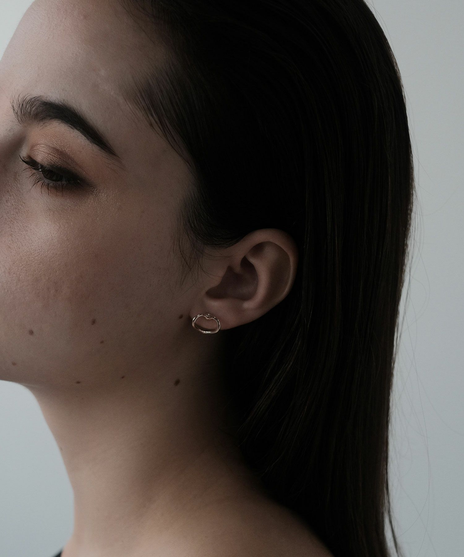 ハートフレームサージカルステンレスポストピアス