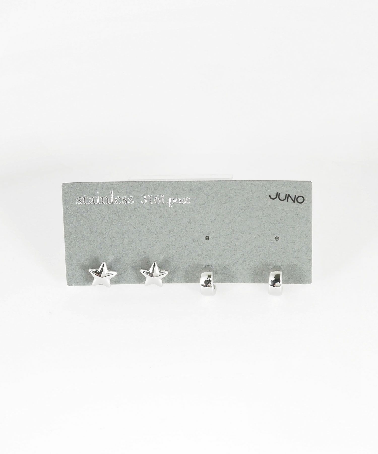 メタルスターセットサージカルステンレスポストピアス