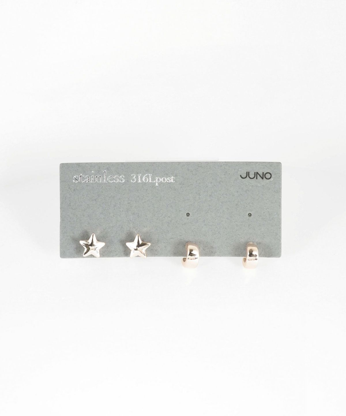 メタルスターセットサージカルステンレスポストピアス