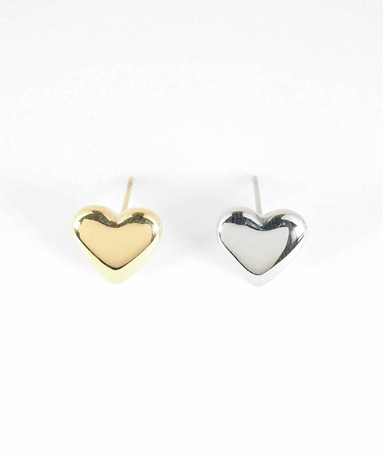 メタルハートステンレスピアス