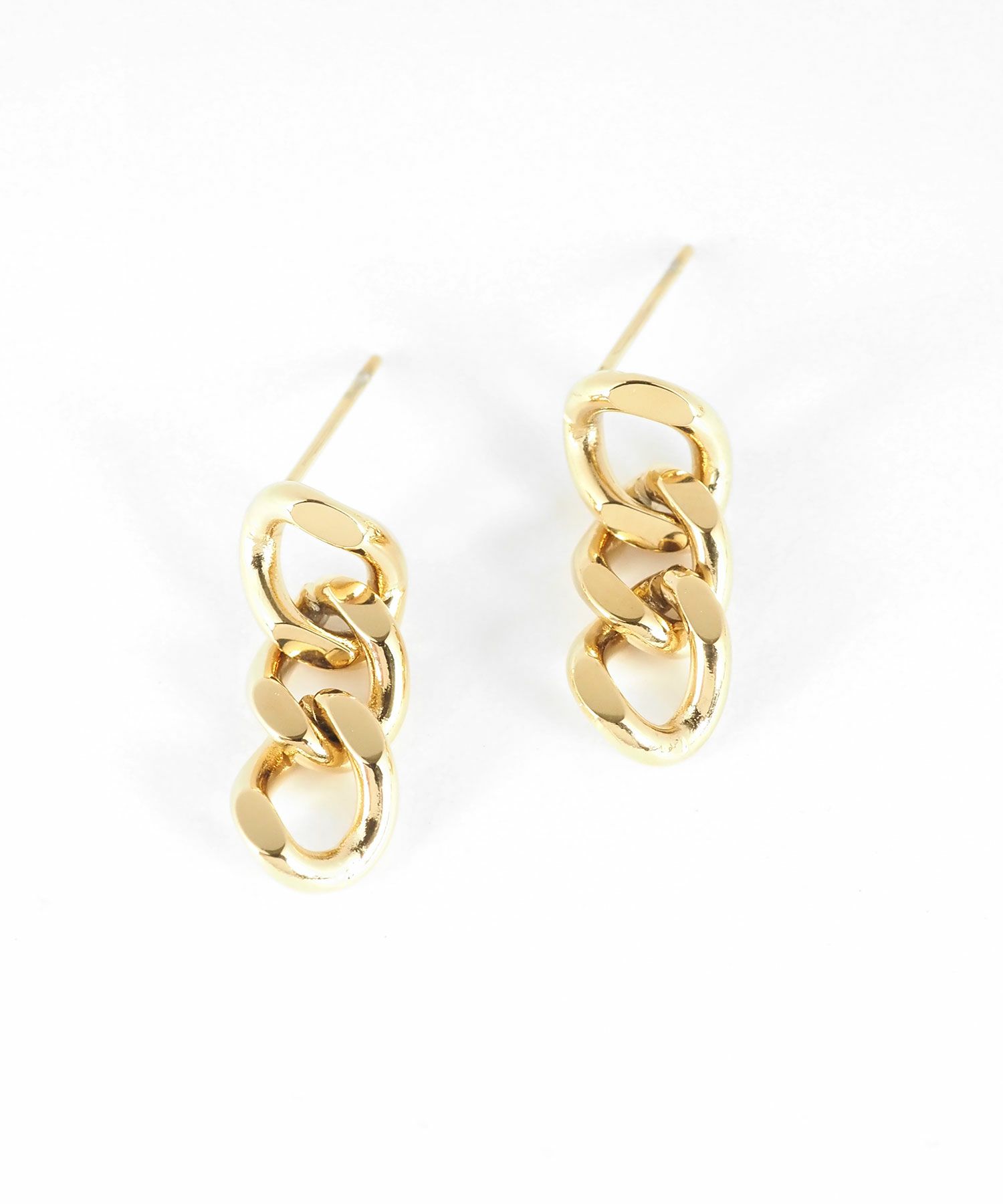 チェーンステンレスピアス