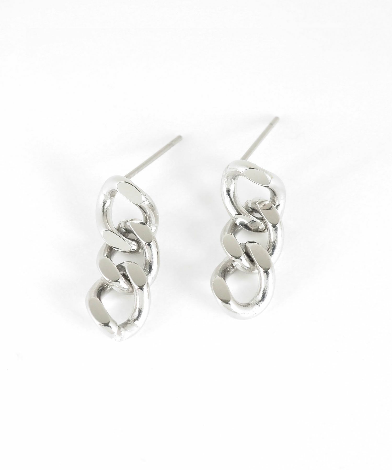 チェーンステンレスピアス