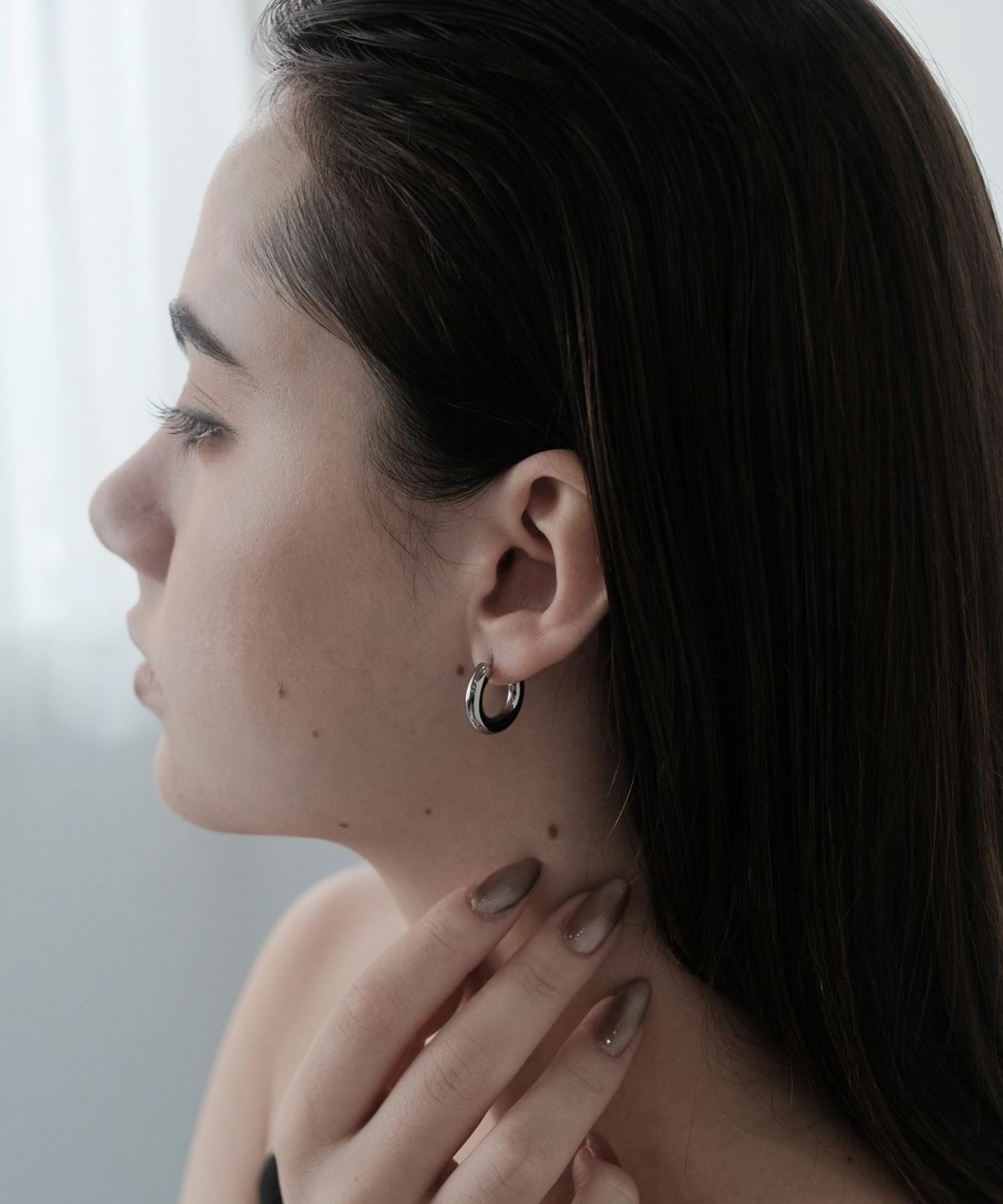 メタルフープステンレスピアス