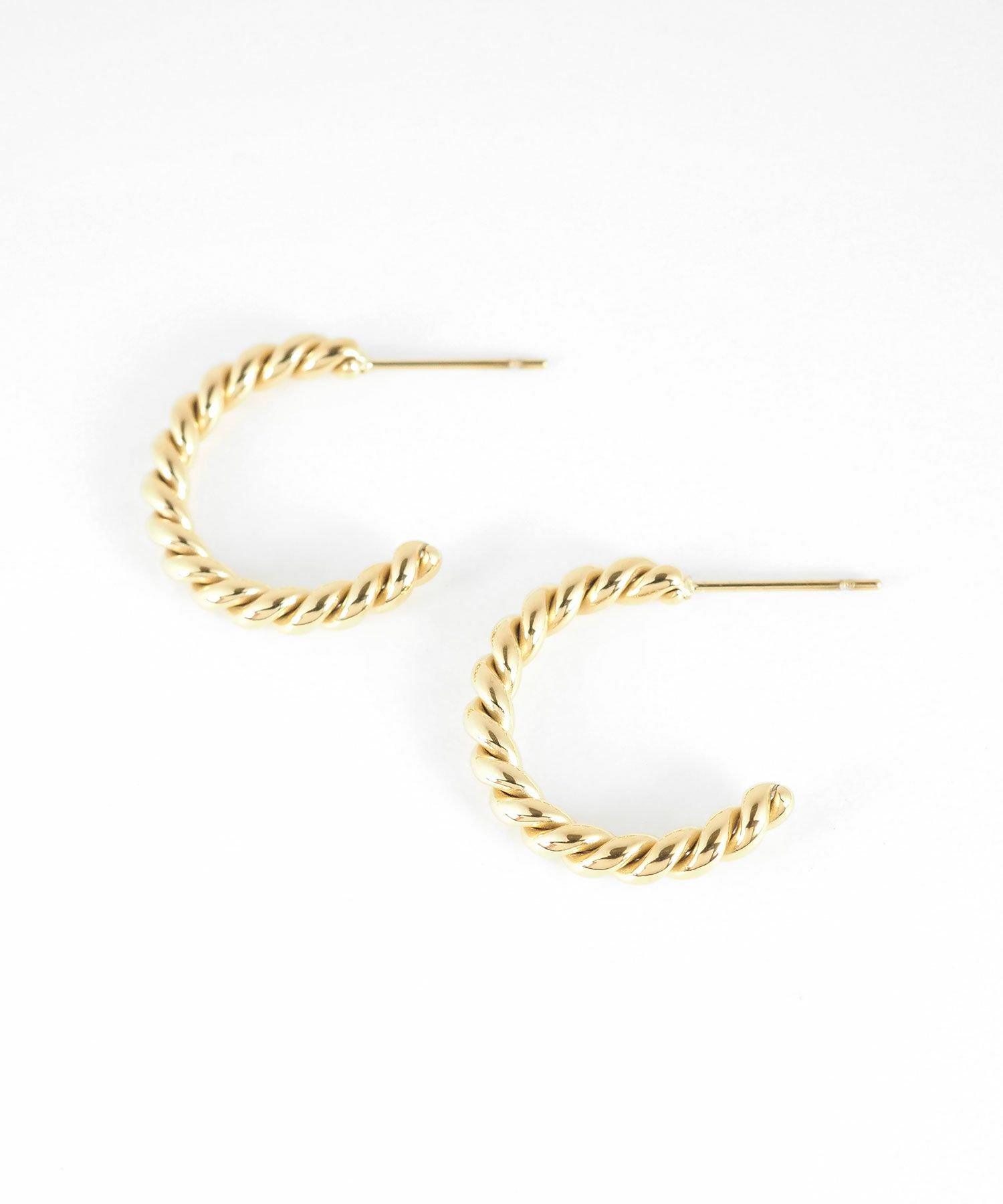 ツイストステンレスピアス