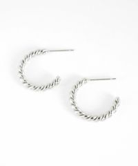 ツイストステンレスピアス