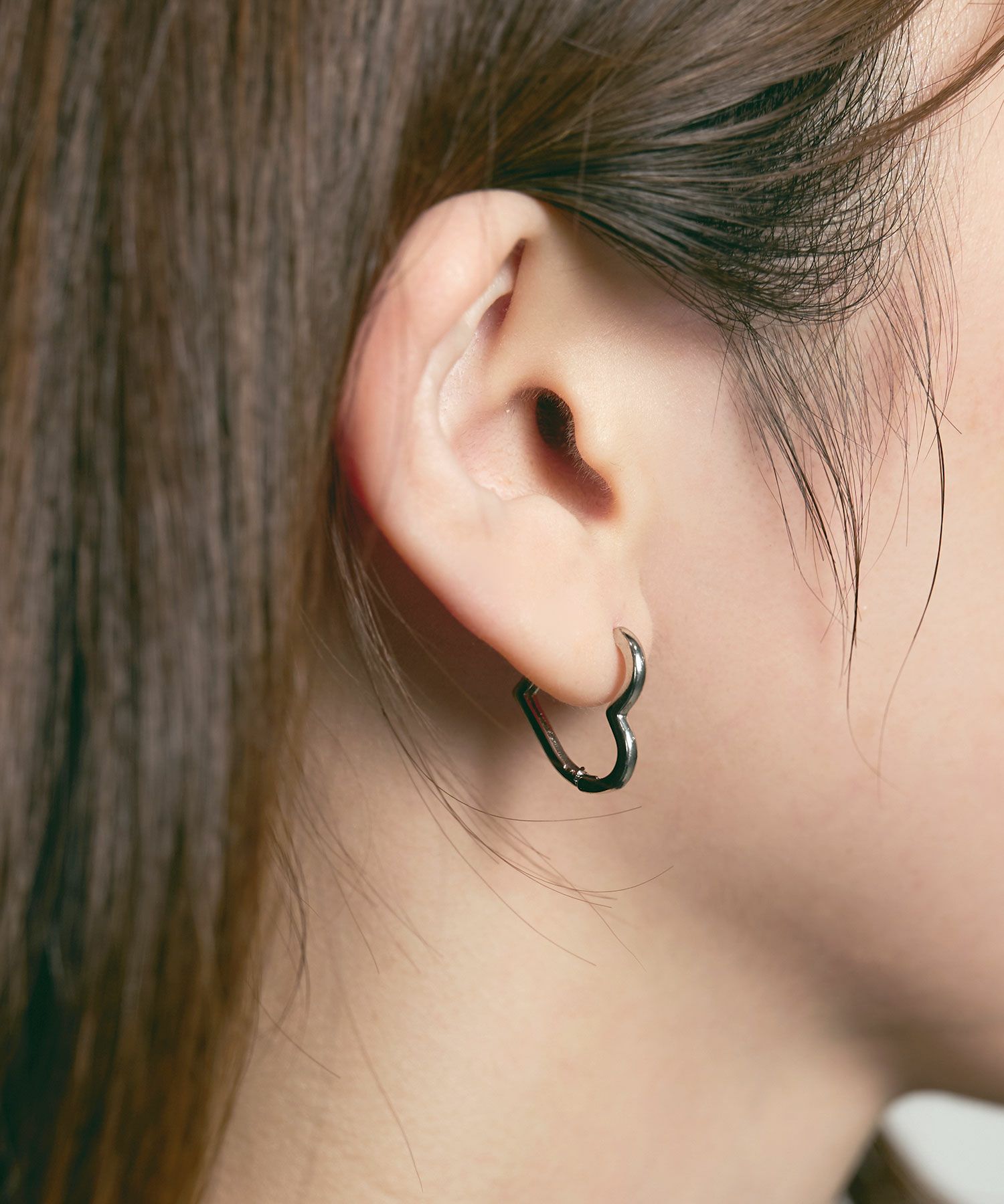 ハートフレームセットステンレスポストピアス