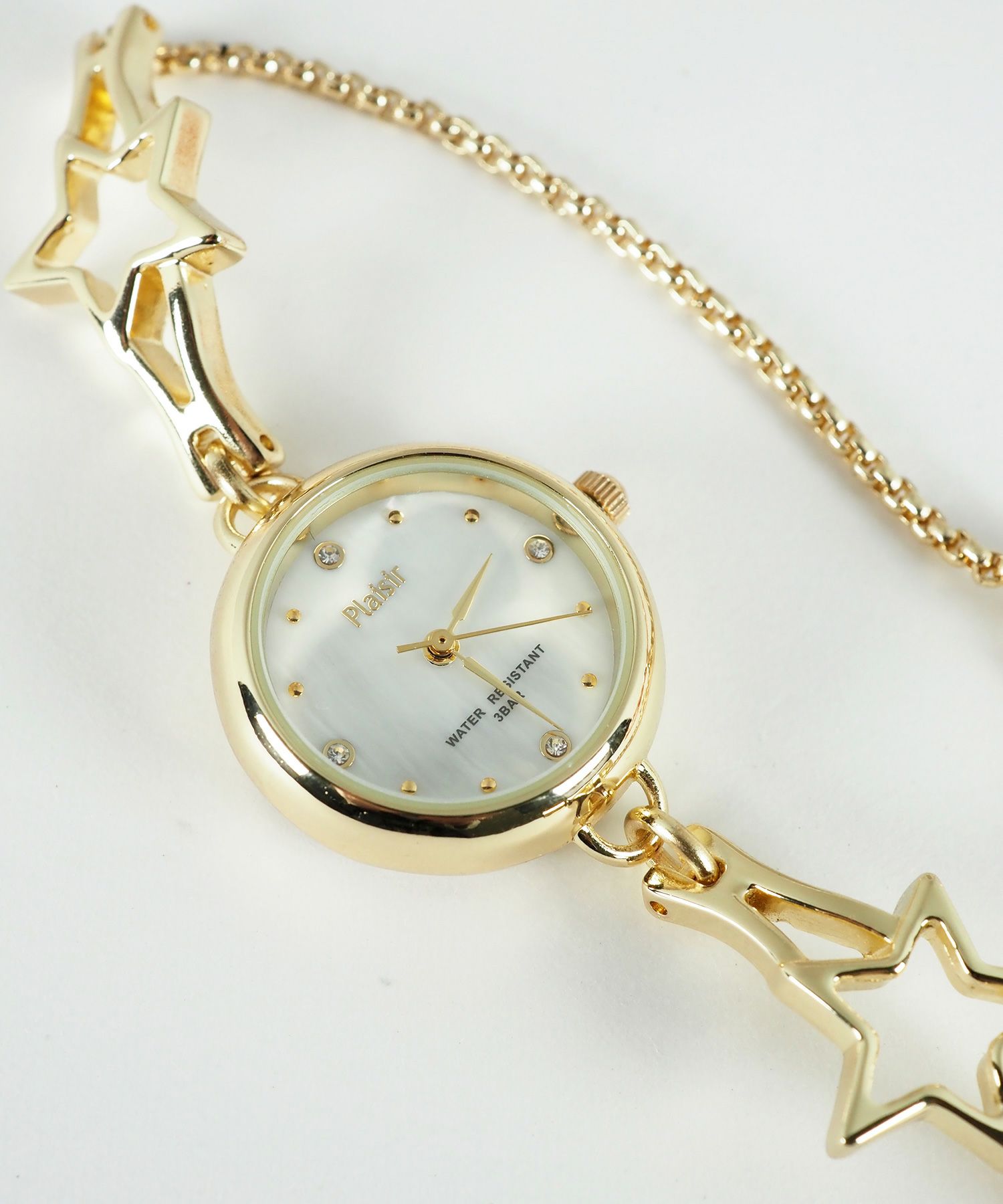 メタルスターブレスレットウォッチ