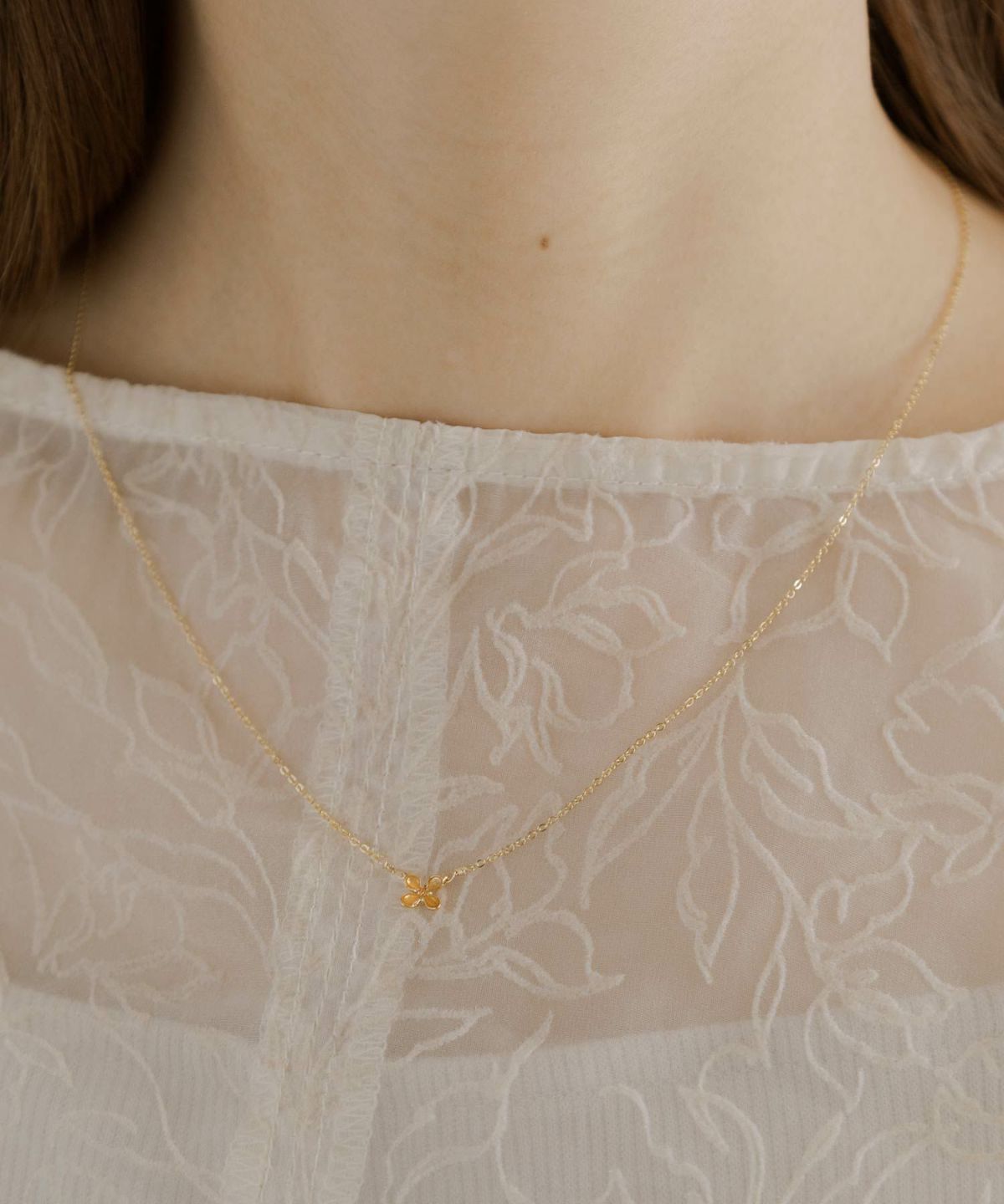 【web限定】キンモクセイネックレス