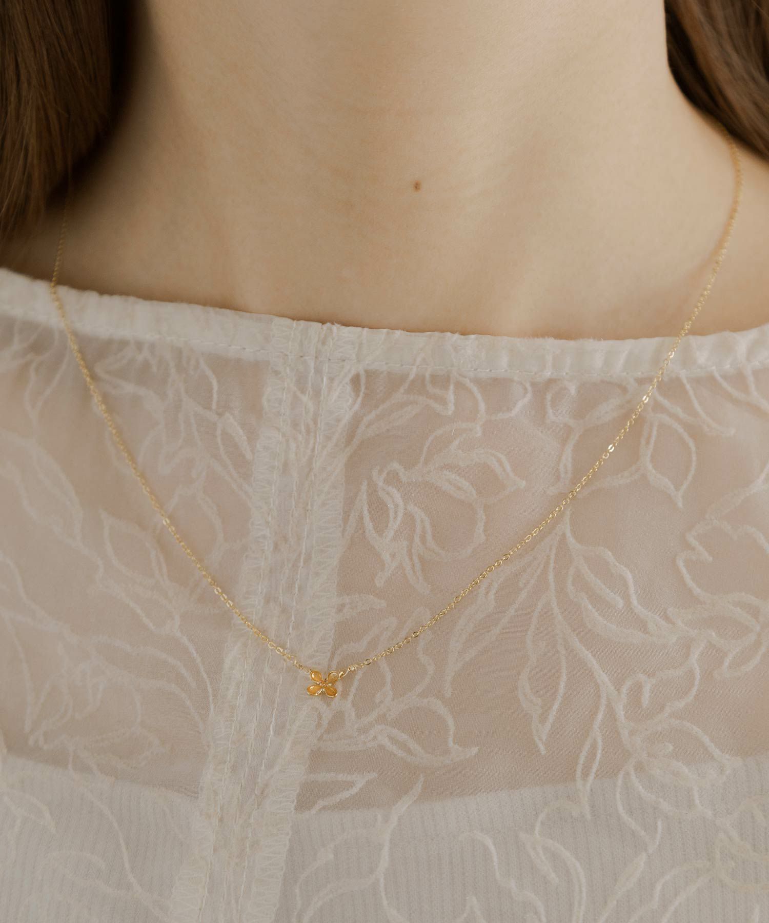 【web限定】キンモクセイネックレス