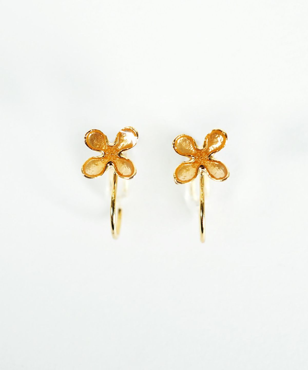 【web限定】キンモクセイノンホールイヤリング