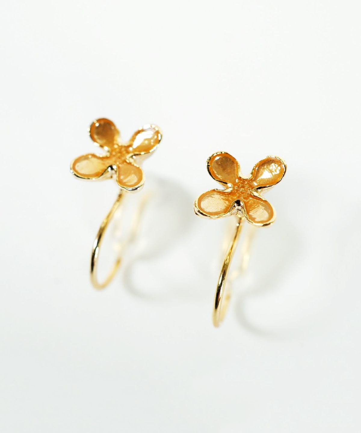 【web限定】キンモクセイノンホールイヤリング