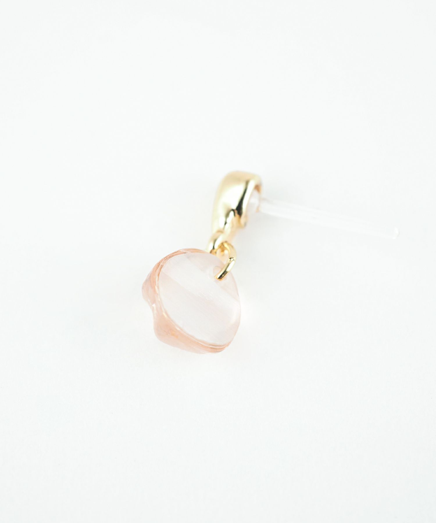 シェルストーン樹脂ポストセットピアス