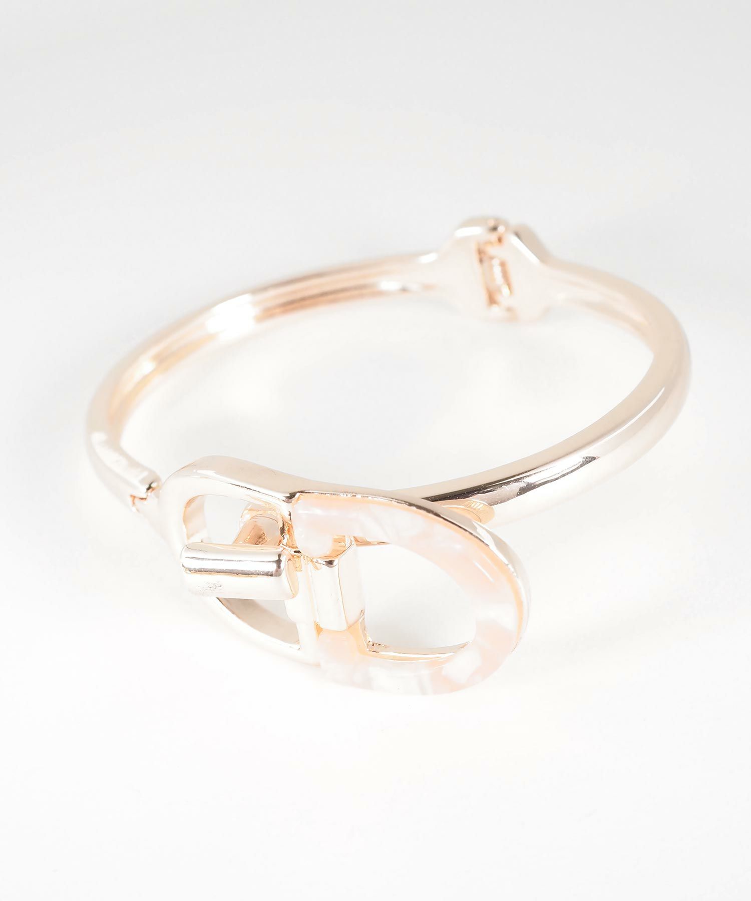 シンプル樹脂クリックバングル