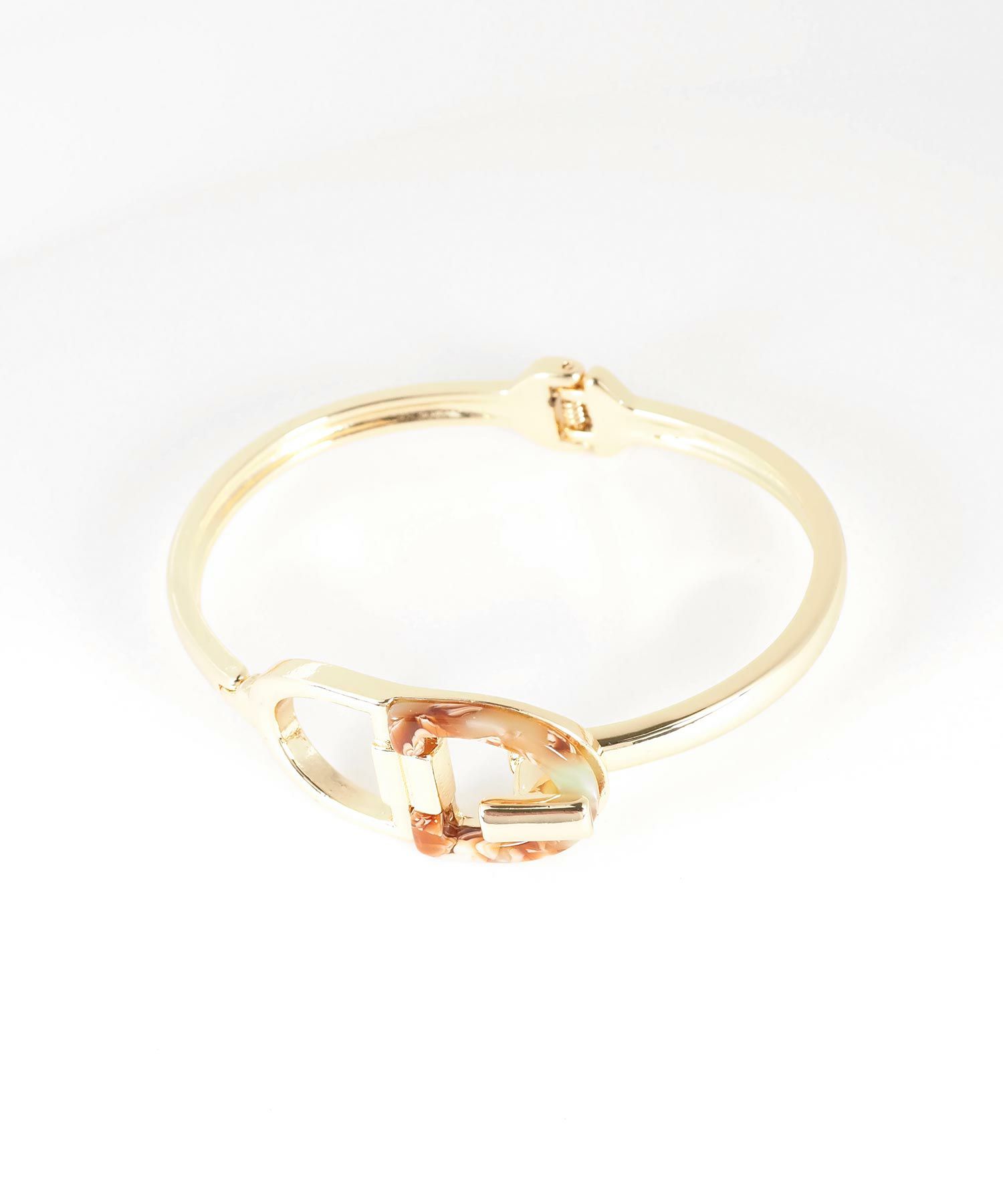 シンプル樹脂クリックバングル