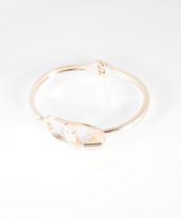 シンプル樹脂クリックバングル