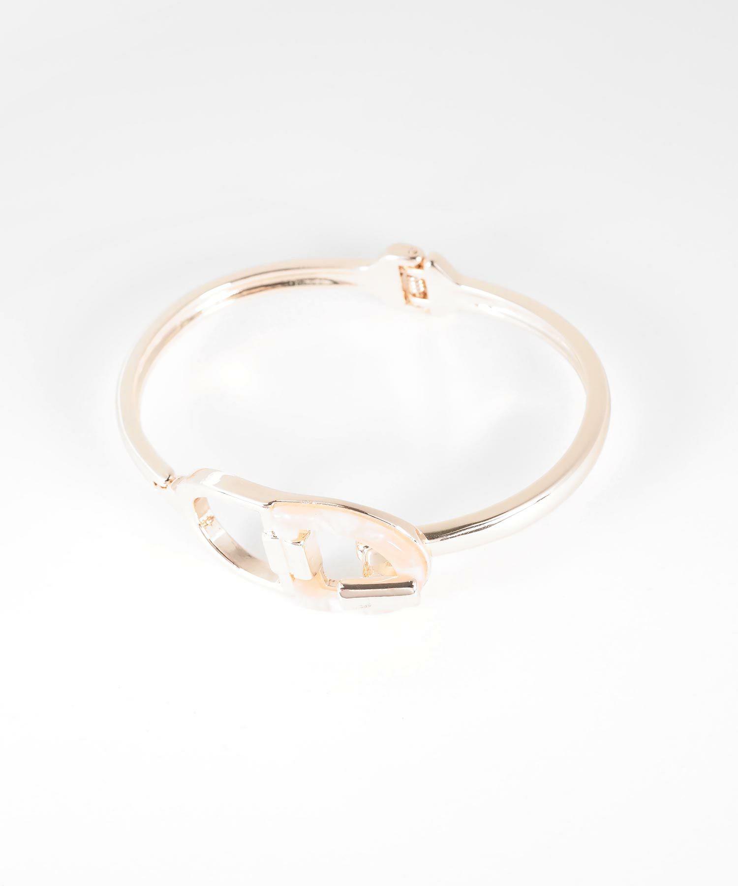 シンプル樹脂クリックバングル