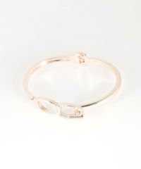 オーバルストーンクリックバングル