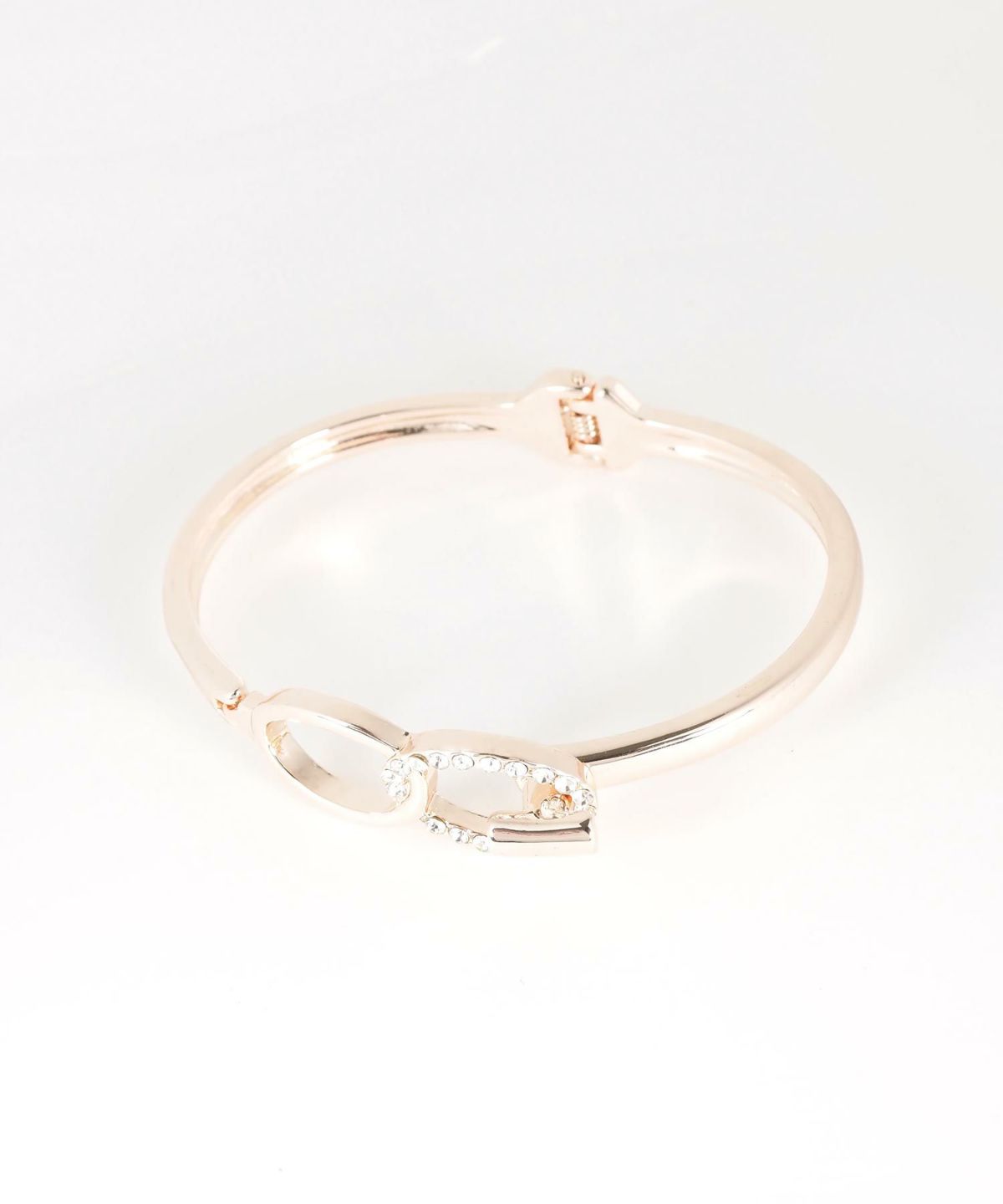 オーバルストーンクリックバングル