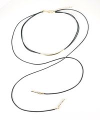 ラリエットラインコードネックレス